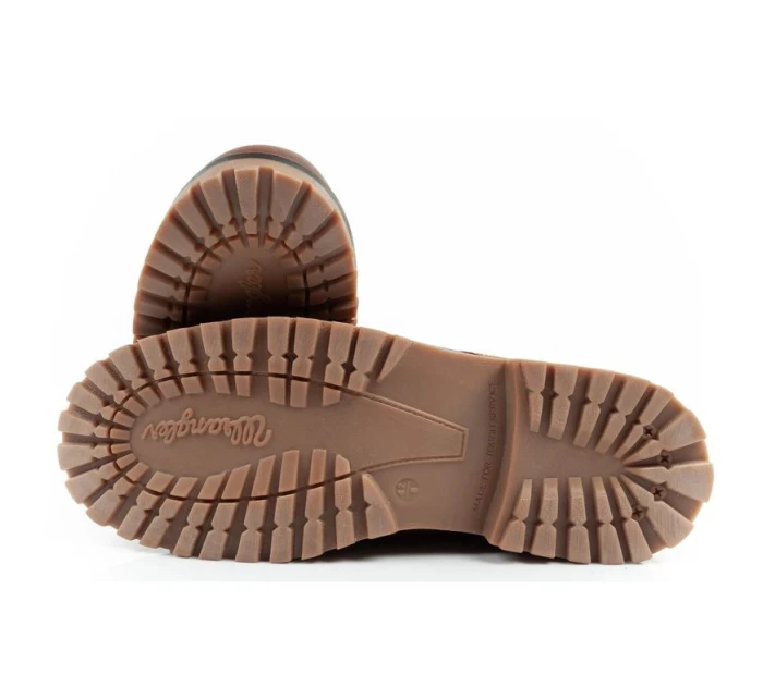 Wrangler Arch pánske sobolie topánky elegantné prírodná koža hnedá