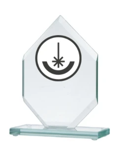 Gravírovaná sklenená trofej