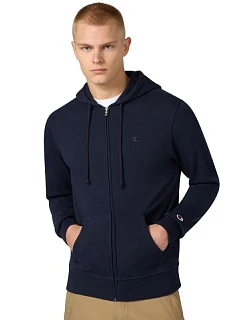 Pánská mikina s kapucí na zip tmavě modrá model 22121709 BS501 pánské - CHAMPION