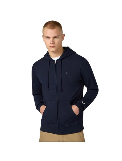 Pánská mikina s kapucí na zip tmavě modrá model 22121709 BS501 pánské - CHAMPION