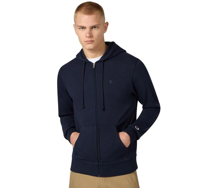 Pánská mikina s kapucí na zip tmavě modrá model 22121709 BS501 pánské - CHAMPION