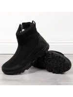 Pánské nepromokavé sněhové boty černé DK