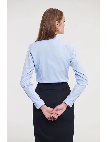Halenka s dlouhým rukávem, vzor rybí kost 11. light blue model 22475998 - Russell Athletic Halenka s dlouhým rukávem, vzor rybí kost 11. light blue model 22475998 - Russell Athletic