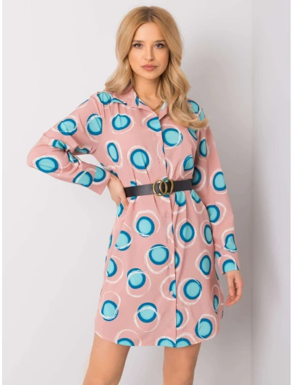 Šaty DHJ SK 12765.11 svetlo ružová