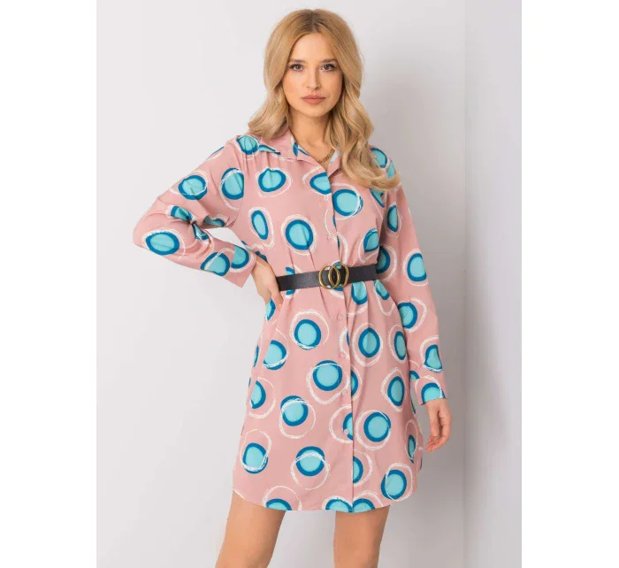 Šaty DHJ SK 12765.11 svetlo ružová