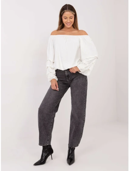 Bluzka MI BZ model 21786391 ecru - FPrice Bluzka MI BZ model 21786391 ecru - FPrice