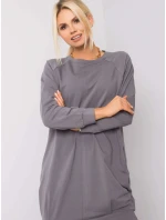 Šaty RV TU 5184.93P tmavo šedá