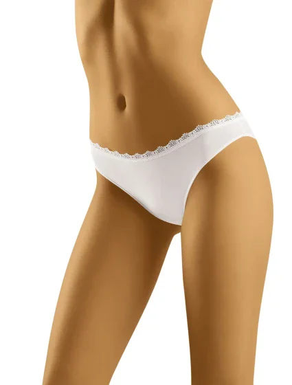 Dámské kalhotky model 19469072 měkké bílé - Wol-Bar