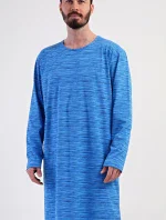 Pánska nočná košeľa s dlhým rukávom Sebastian