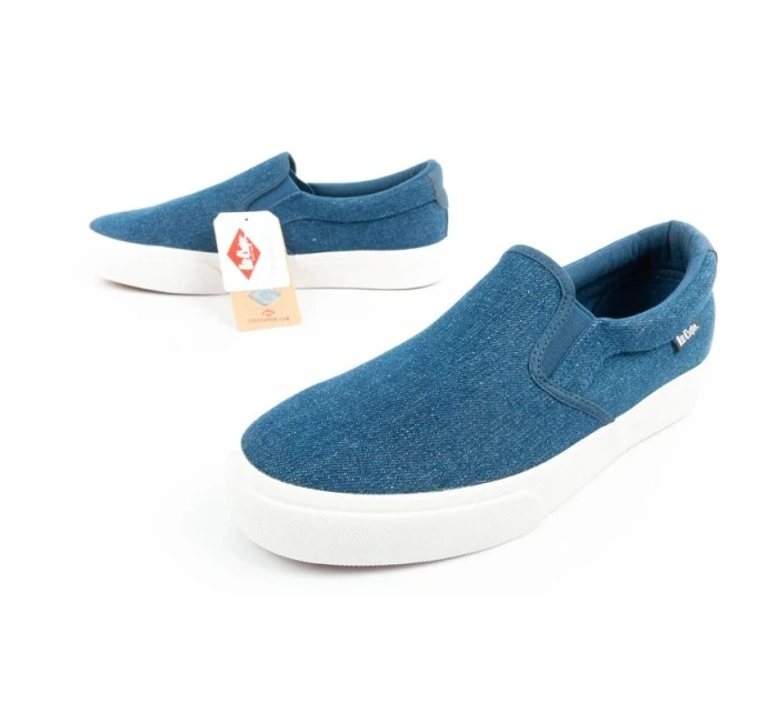 Lee Cooper pánske tenisky módne pohodlné slip-on denim Slip on