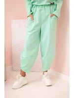 Súprava nových teplákov Punto light mint