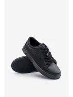 Trampki Męskie Z Eko Skóry Big Star OO174021 Hi-Poly System Czarne Trampki Męskie Z Eko Skóry Big Star OO174021 Hi-Poly System Czarne
