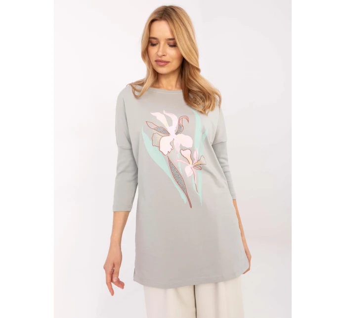 Blúzka CLM BZ 0035.93 sivá