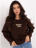 Mikina MJ BL H2525.66 tmavohnedá Mikina MJ BL H2525.66 tmavohnedá