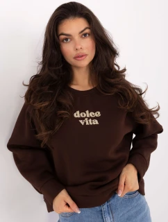 Mikina MJ BL H2525.66 tmavohnedá