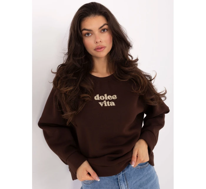 Mikina MJ BL H2525.66 tmavohnedá Mikina MJ BL H2525.66 tmavohnedá