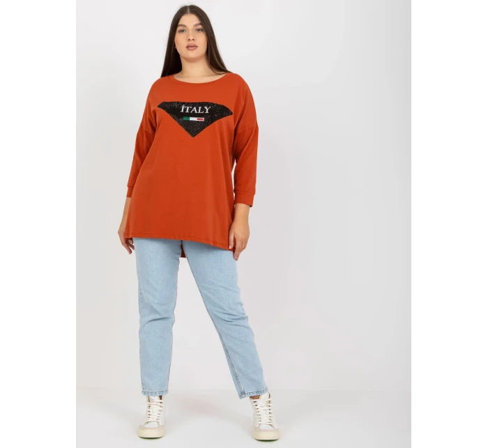 Blúzka VI BZ 2911.82P tmavo oranžová Blúzka VI BZ 2911.82P tmavo oranžová