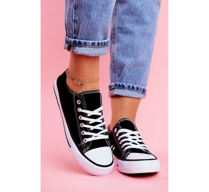 Dámské Klasické Tenisky Černé S model 21532070 - Boto Dámské Klasické Tenisky Černé S model 21532070 - Boto