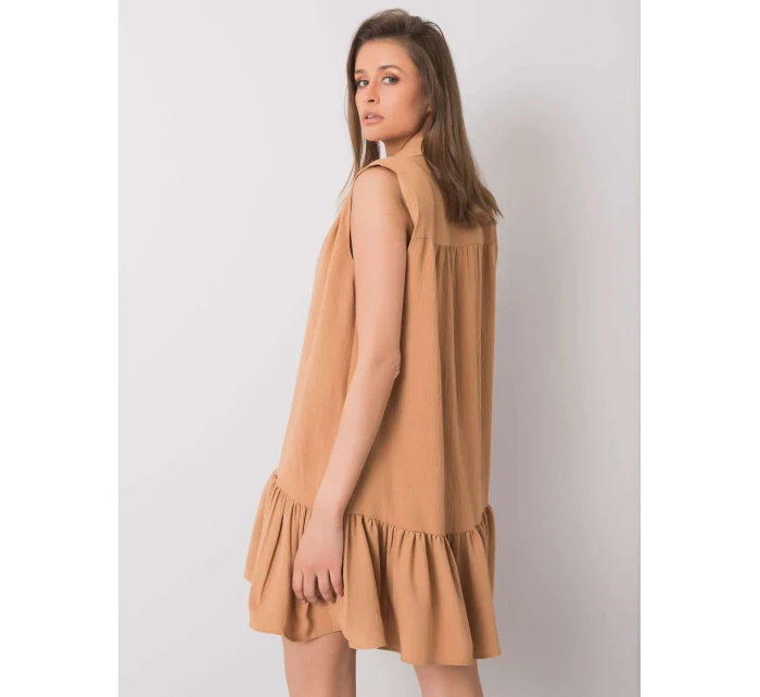 Šaty 341 SK 5183.09 ťava