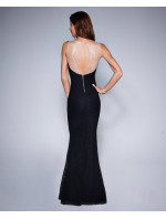Dámské šaty značky  bez rukávů krajkové dlouhé černé Černá & model 15042515 - SOKY&#38;SOKA