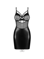 Dámská košilka chemise černá model 21731101 - Obsessive Dámská košilka chemise černá model 21731101 - Obsessive
