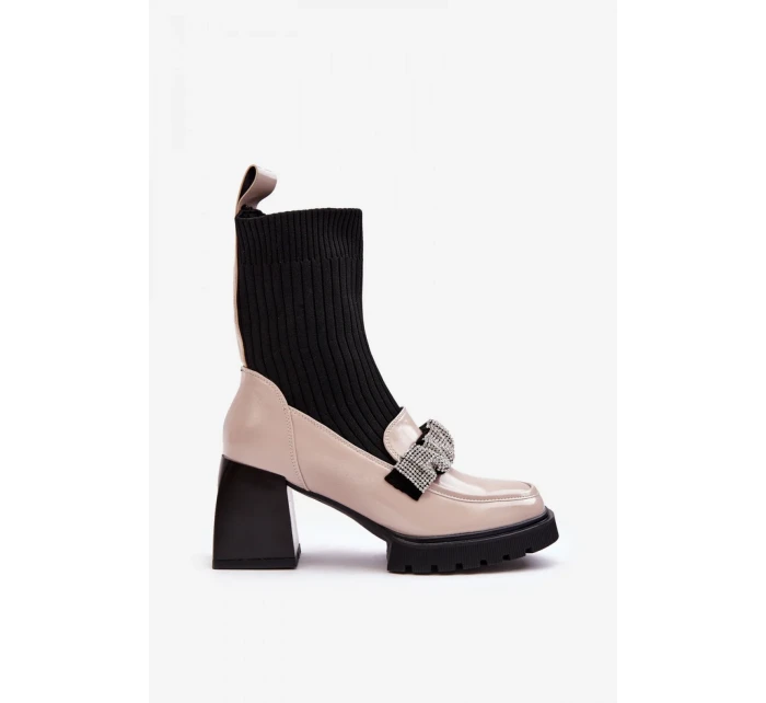 Topánky na podpätku model 187358 Step in style