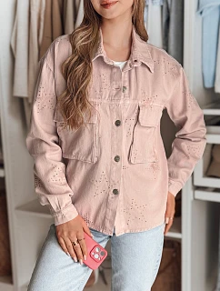 Dámska prechodná bunda vo farbe hviezd STRASHINE pink FashionStreet TY4844