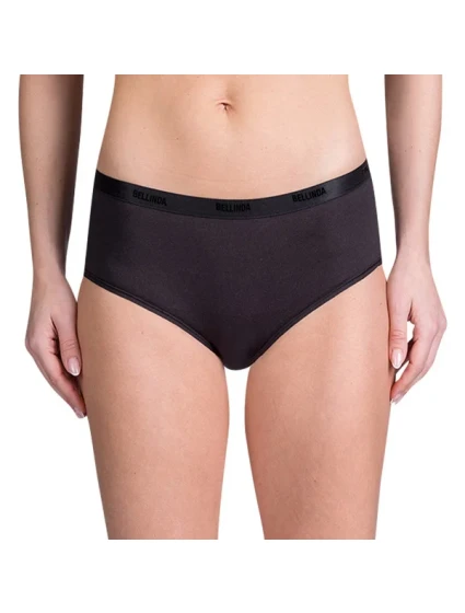Dámske bavlnené nohavičky LADIES COTTON BOXER - BELLINDA - Black
