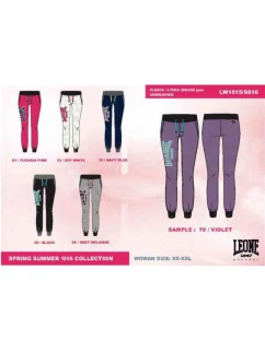 Dámské dlouhé kalhoty  šedé model 21348623 - LEONE