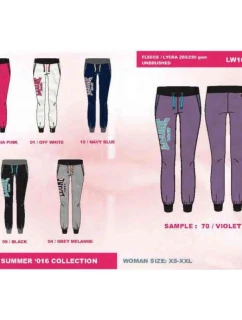 Dámske dlhé nohavice LEONE LW1015/S16 sivé "M"