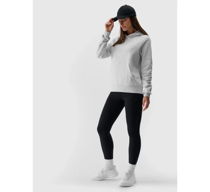 Dámska mikina bez prúžkov s kapucňou 4F 4FWMM00TSWSF1764-27M