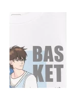 Chlapčenské tričko oversize s potlačou 4F 4FJRAW25TTSHM3062-10S Chlapčenské tričko oversize s potlačou 4F 4FJRAW25TTSHM3062-10S