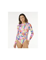 Dámský kostým RIP CURL Party Wave UPF Surf Suit, vícebarevný Dámský kostým RIP CURL Party Wave UPF Surf Suit, vícebarevný