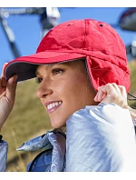 Atlantis Headwear Techno Flap-S 6-panelová čiapka s ochranou uší 33.0225 červená Atlantis Headwear Techno Flap-S 6-panelová čiapka s ochranou uší 33.0225 červená