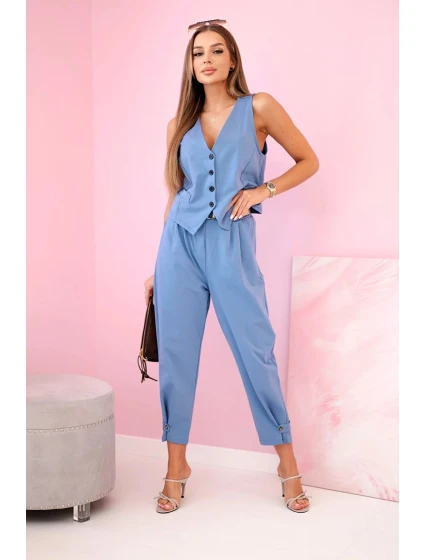Set vesta + kalhoty džínovina Set vesta + kalhoty džínovina