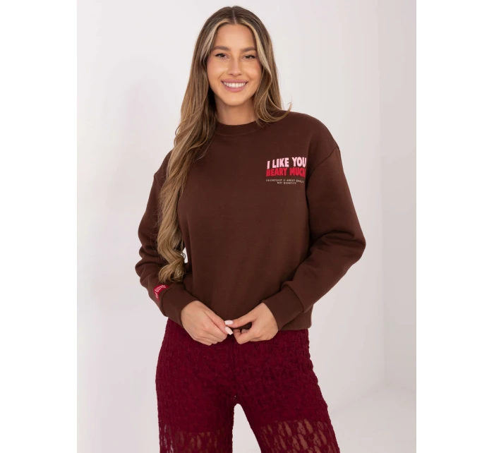Bluza model 21799711 ciemny brązowy - FPrice