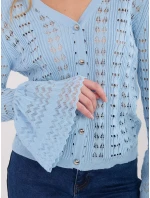 Jumper PM SW SF118.86 svetlomodrý