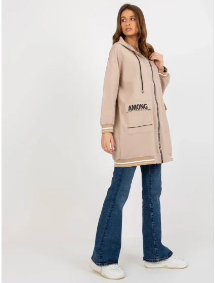 Dámska mikina RV BL 8149.91P béžová - FPrice