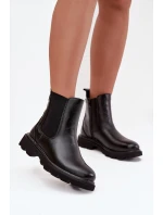 Dámska členková obuv - čierna Rivelia, zateplená so zipsom Dámska členková obuv - čierna Rivelia, zateplená so zipsom