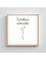 Personalizovaný magický fotob obraz v ráme – štvorcový 20x20 – kvetinová záhradka Personalizovaný magický fotob obraz v ráme – štvorcový 20x20 – kvetinová záhradka
