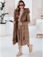 Kurtka zimowa damska długa pikowana z Dstreet model 21998239 - FashionStreet Kurtka zimowa damska długa pikowana z Dstreet model 21998239 - FashionStreet