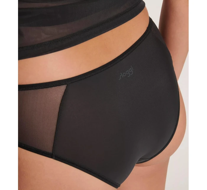 Dámske nohavičky Soft ADAPT Hipster - BLACK - čierne 0004 - SLOGGI Dámske nohavičky Soft ADAPT Hipster - BLACK - čierne 0004 - SLOGGI