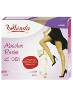 Pančuchové nohavice z priadze Lycra Fusion, na ktorom nikdy netečú oká ABSOLUT RESIST 20 DEN - BELLINDA - amber