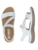 damskie na z białe model 22087184 - Rieker