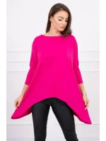 Oversize blúzka fuchsiová Oversize blúzka fuchsiová