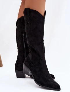 Dámské kovbojky model 21848639 – černé - Kesi