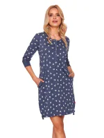 Dámská noční košile model 19529977 tm.modrá - DOCTOR NAP Dámská noční košile model 19529977 tm.modrá - DOCTOR NAP
