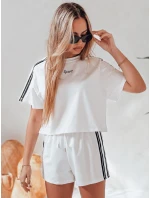 Dámská tepláková souprava LOVE SPORT bílá Dstreet model 21988896 - FashionStreet