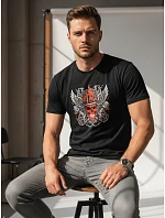 Koszulka męska z nadrukiem model 22084575 - FashionStreet Koszulka męska z nadrukiem model 22084575 - FashionStreet