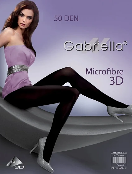 Dámské punčochové kalhoty Gabriella Microfibre 3D 120 50 den Dámské punčochové kalhoty Gabriella Microfibre 3D 120 50 den
